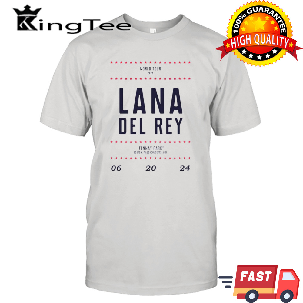 World Tour 2024 Lana Del Rey Fenway Park June 20 Boston Massachusetts shirt