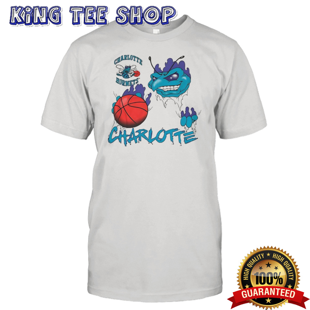 Charlotte Hornets 90s Vintage Basketball shirt