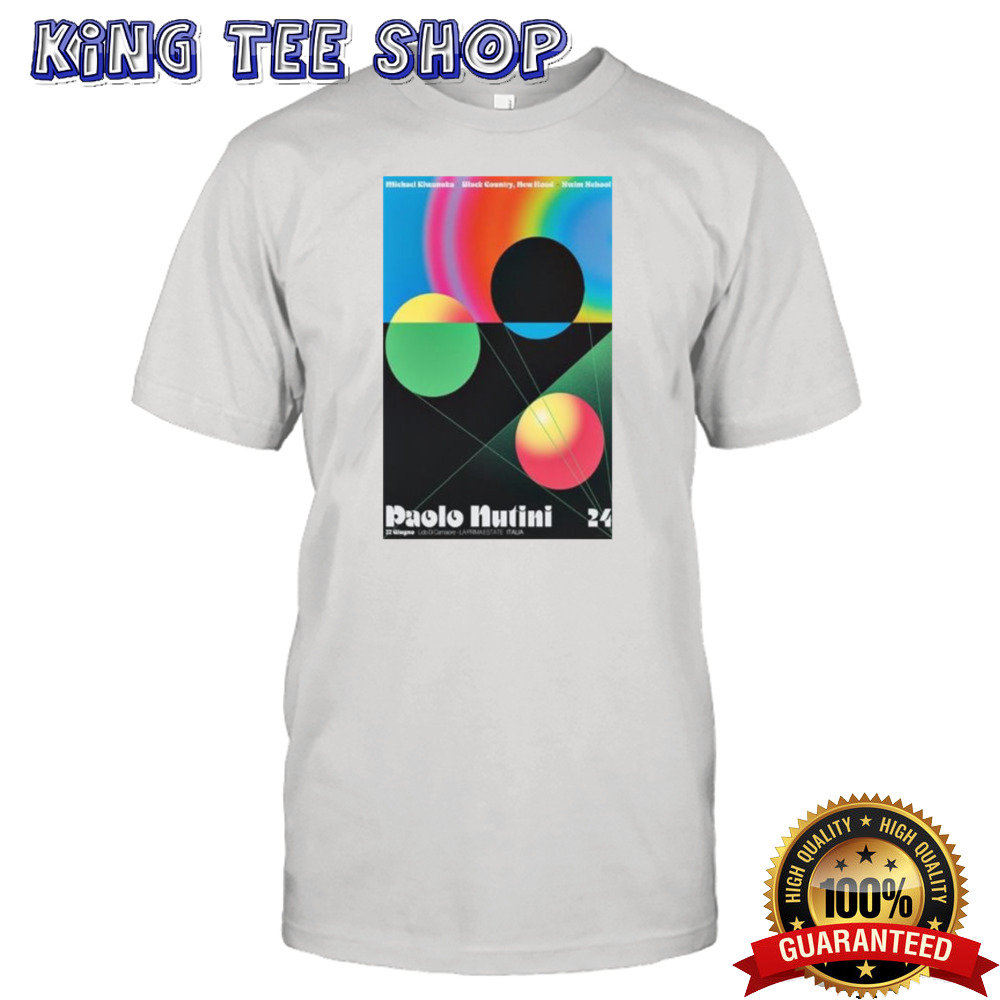 Paolo Nutini Jun 22 2024 Parco BussolaDomani Lido di Camaiore Italy Poster Shirt
