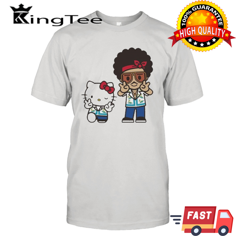 Bruno Mars X Hello Kitty January 6-26 2024 Japan Tour shirt