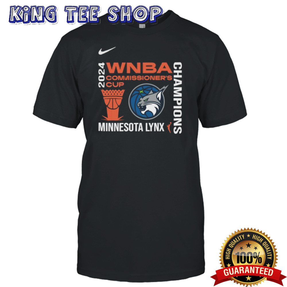 Minnesota Lynx Nike 2024 WNBA Commissioner’s Cup Champions T shirt