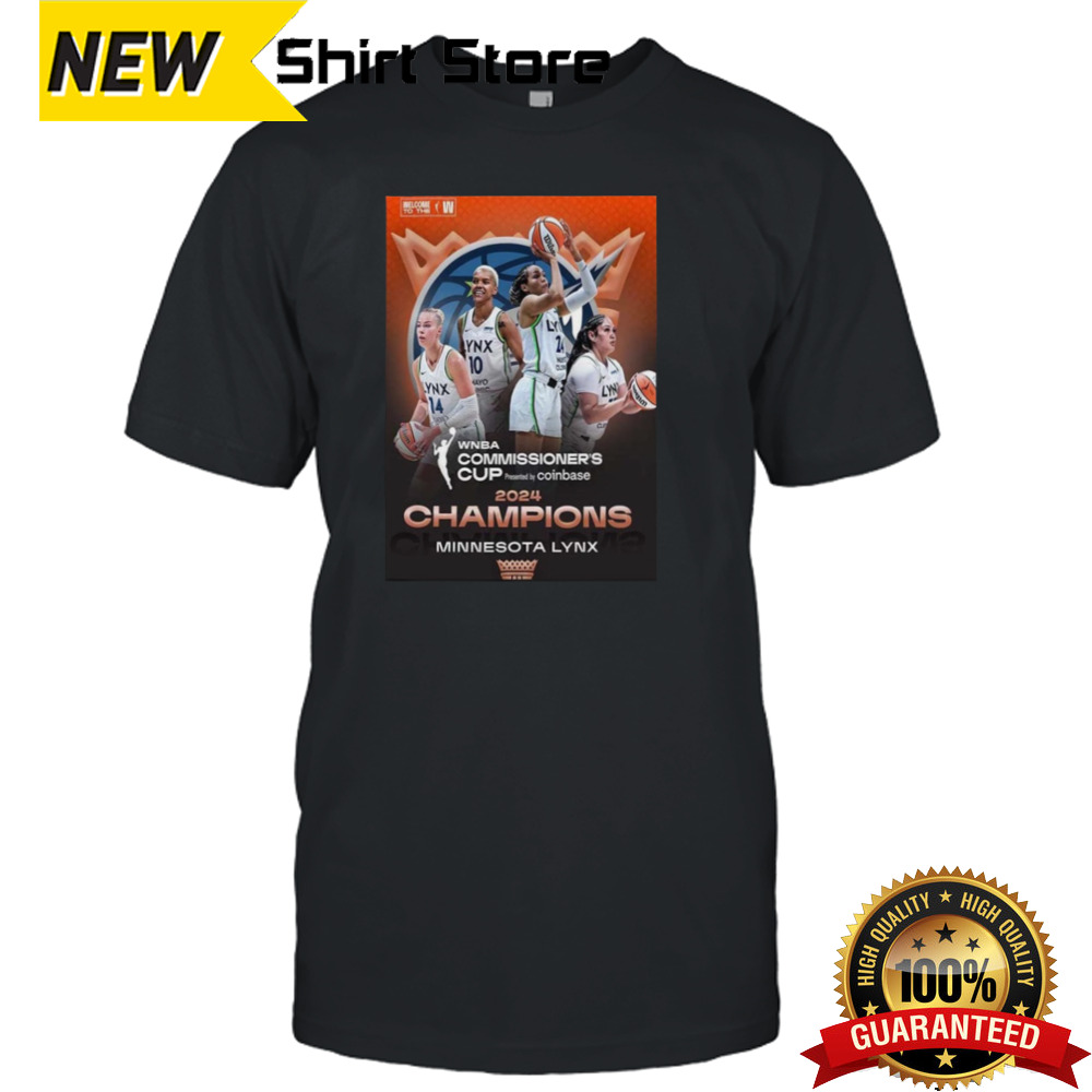 WNBA Commissioner’s Cup Champions 2024 Minnesota Lynx T shirt