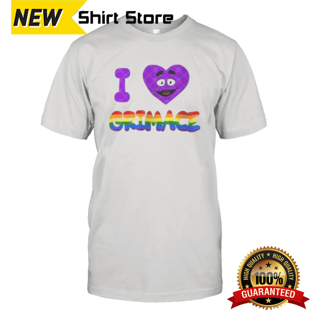 I Love Grimace Pride 2024 T-shirt