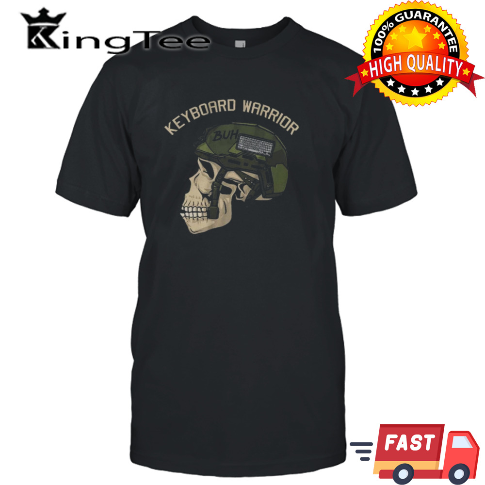 Keyboard Warrior Skull T-shirt