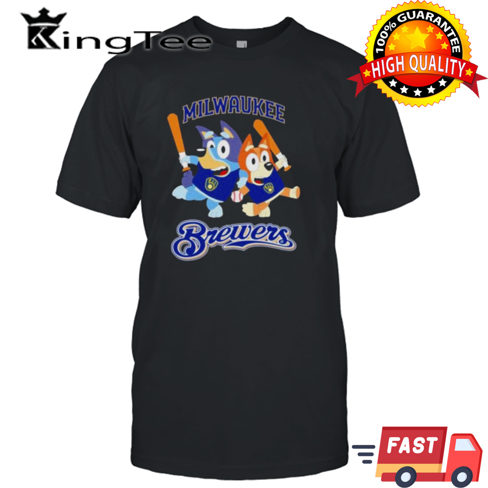 Bluey Milwaukee Brewers 2024 Shirt