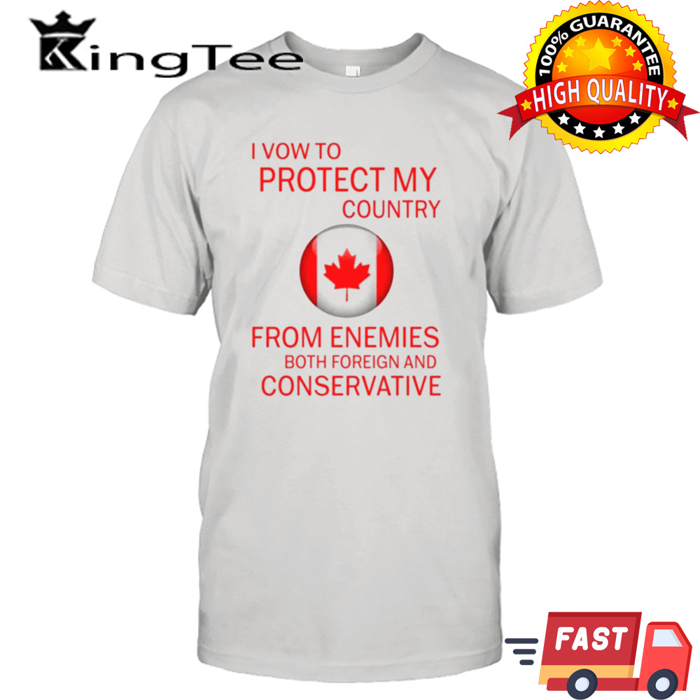 I Vow To Protect My Country From Enemies Both Foreign And Conservative T-shirt