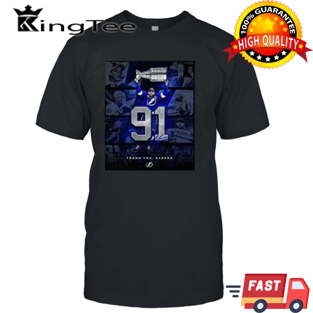 Steven Stamkos Thank You, Steven Tampa Bay Lighting shirt