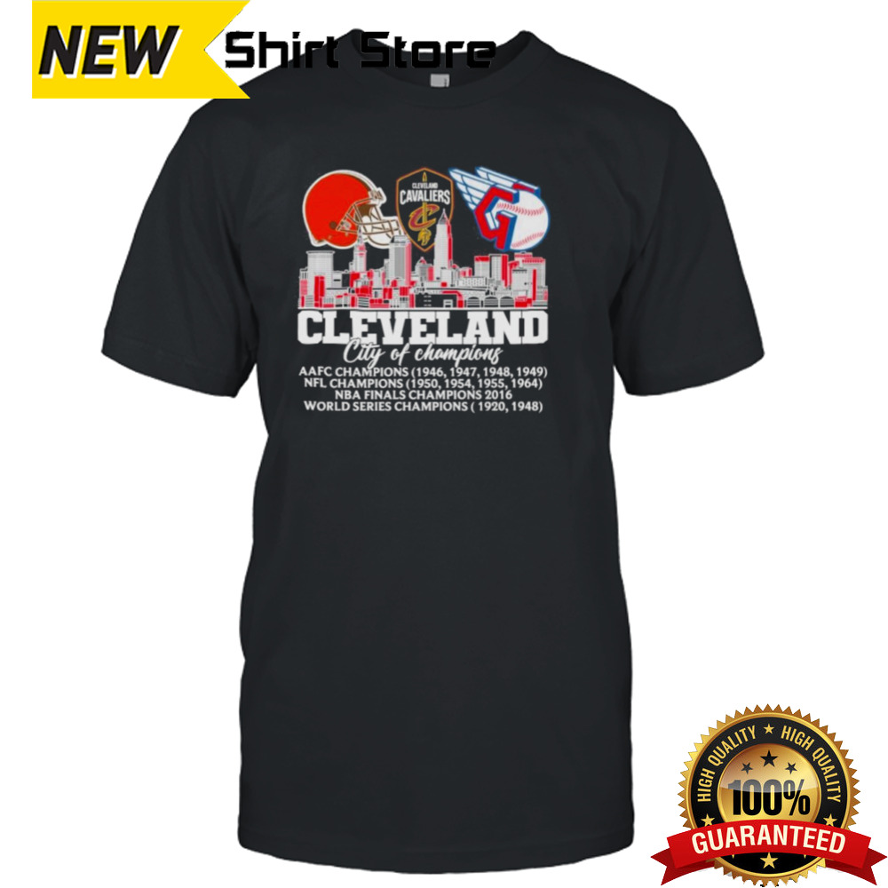 Cleveland Sports Teams 2024 City Of Champions Shirt