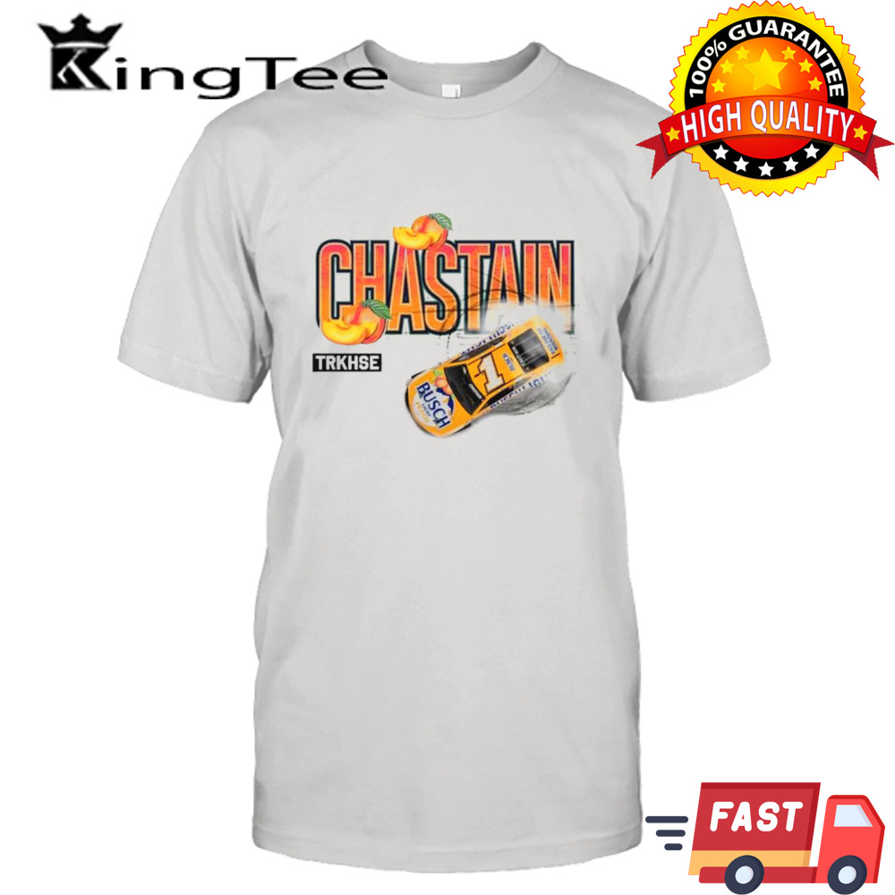 Ross Chastain Trackhouse Racing Team Collection Busch Light Peach shirt