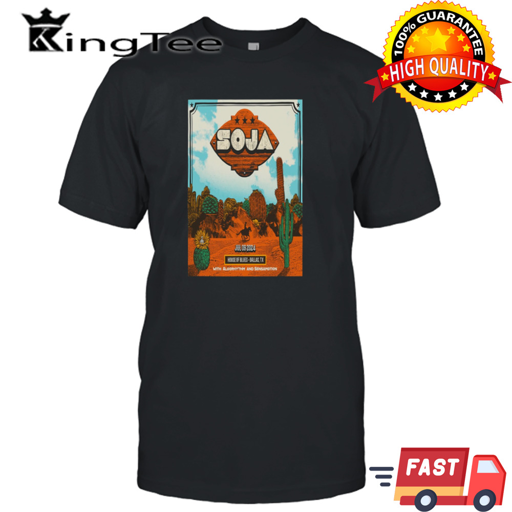 Soja July 9 2024 House Of Blues Dallas In Dallas TX Poster shirt