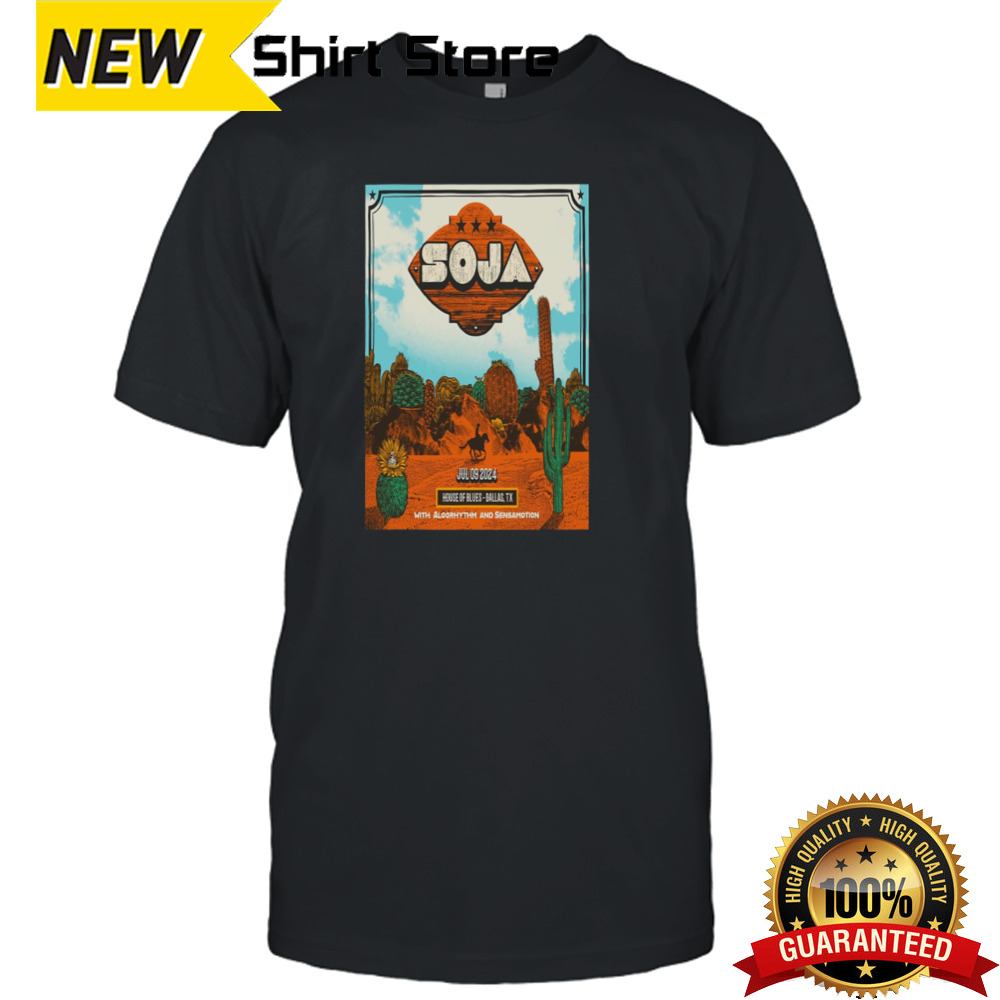 Soja July 9 2024 House Of Blues Dallas In Dallas TX Poster shirt