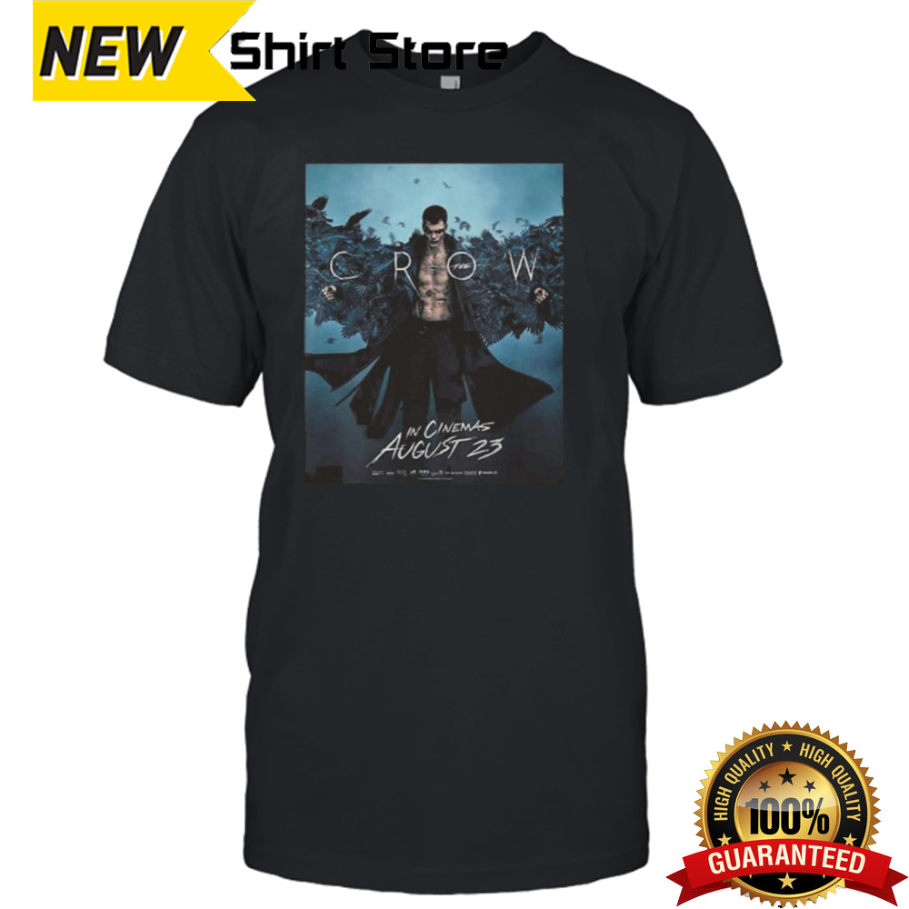 The Crow In Cinemas August 23 2024 Bill Skarsgard Merchandise T-shirt