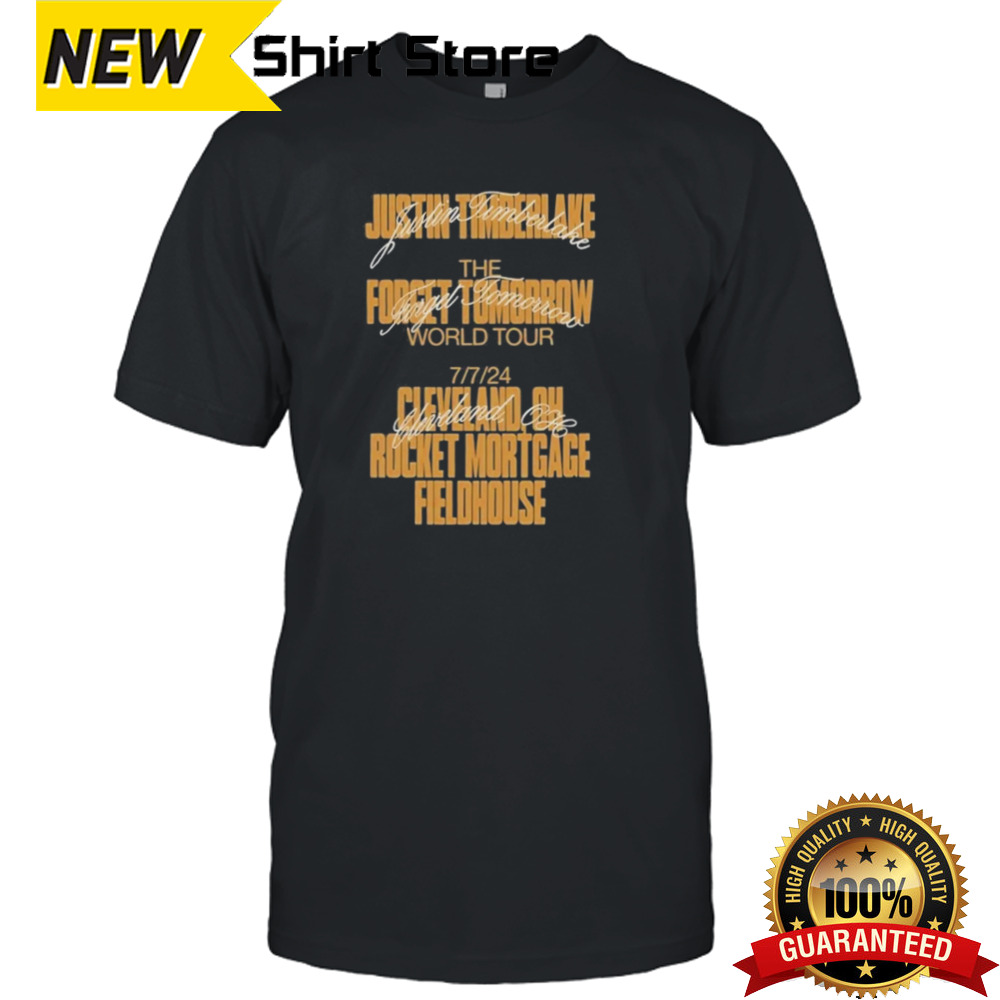 Justin Timberlake Cleveland Tour Event Shirt