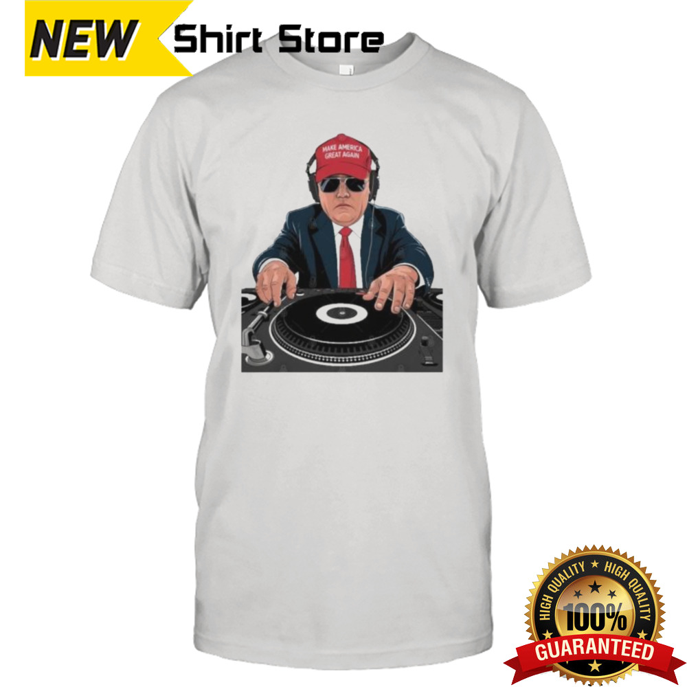 Trump Maga Mixing Turntable T-Shirt