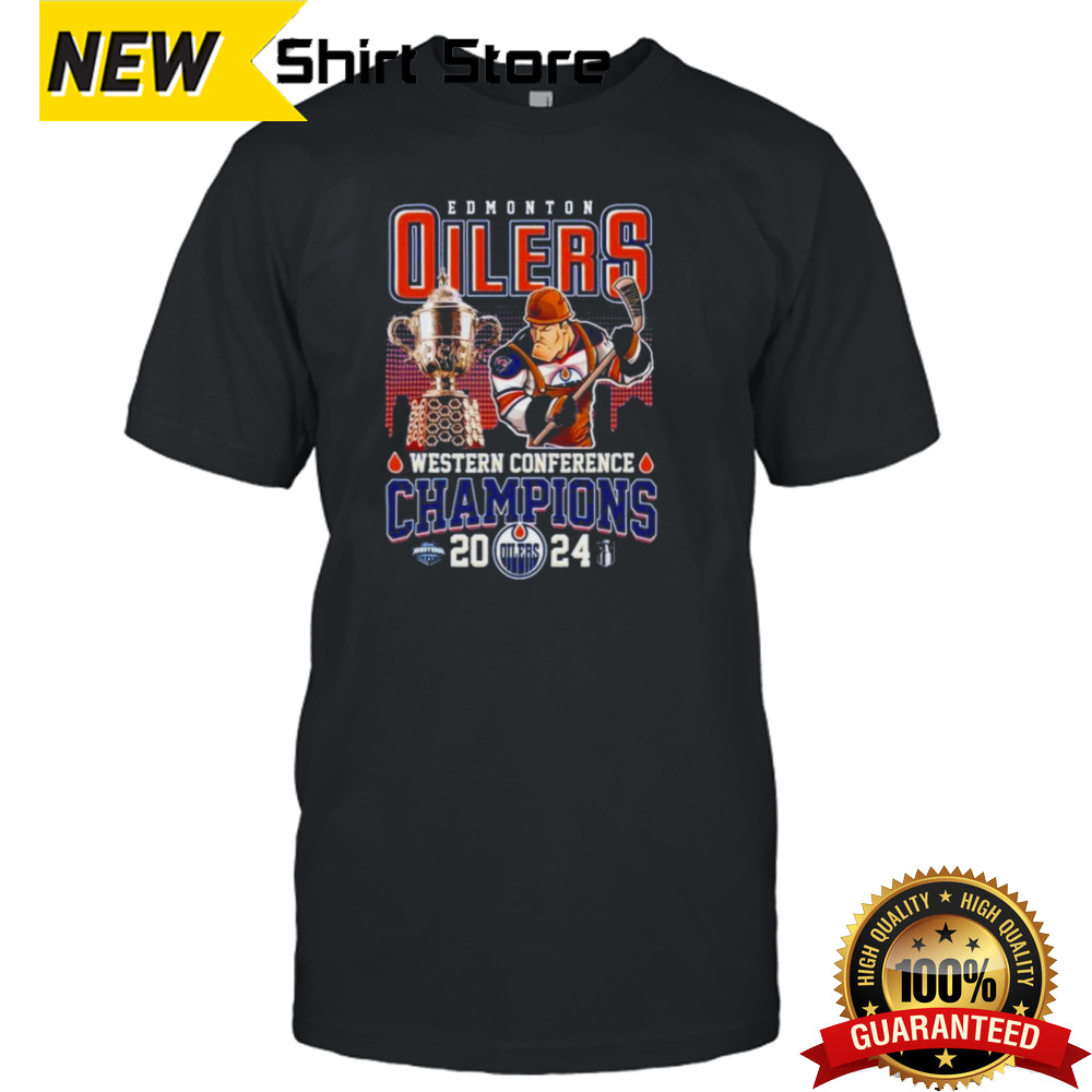 2024 Edmonton Oilers Hockey Western Conference Champions T Shirt