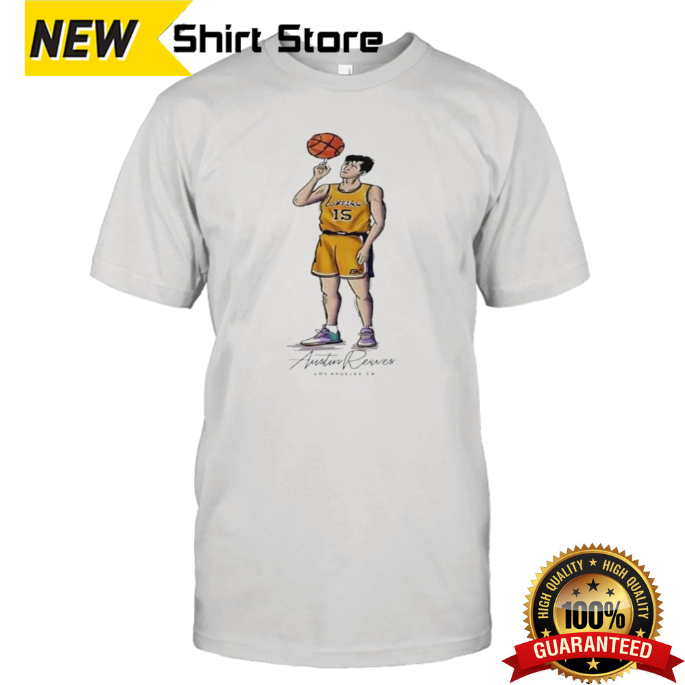 Austin Reaves Los Angeles Lakers Basketball Nba Cartoon T-shirt