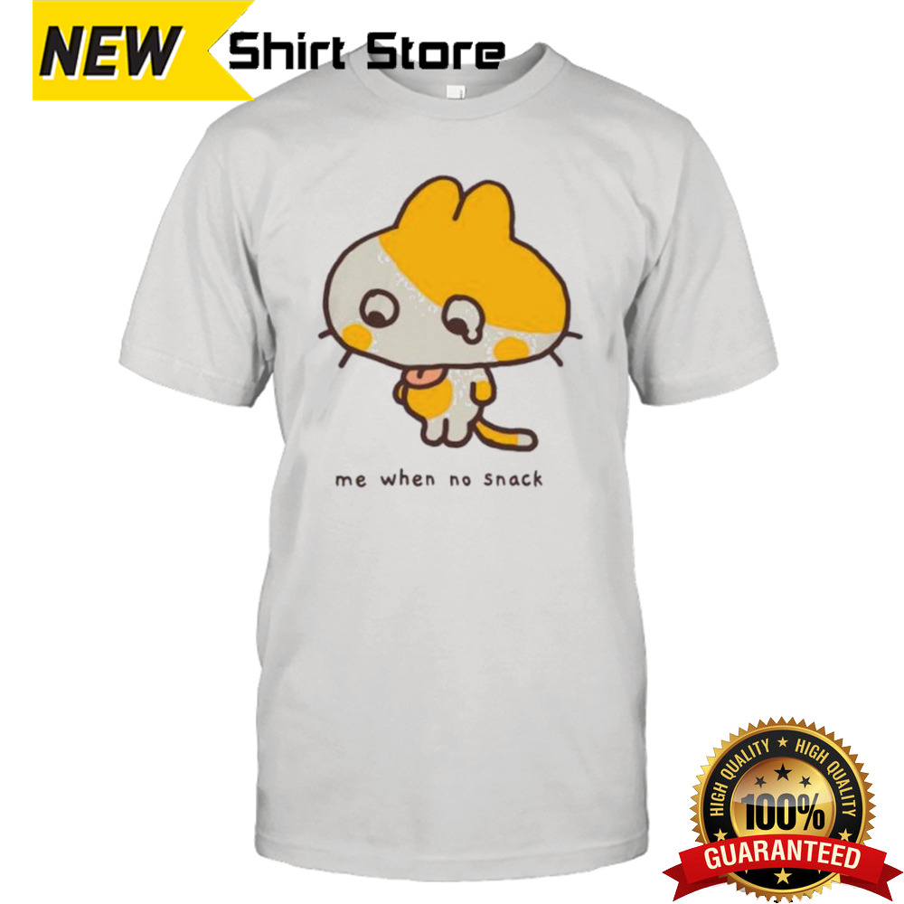 Cat Me When No Snack T-shirt