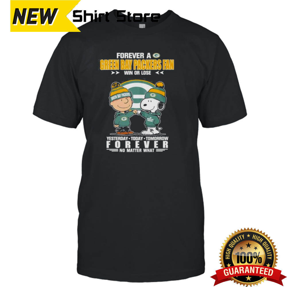 Forever A Green Bay Packers Fan Win Or Lose Melbourne No Matter What shirt