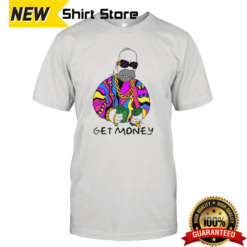 Pussy Monster Rich Homer Quan X Get Money T-shirt