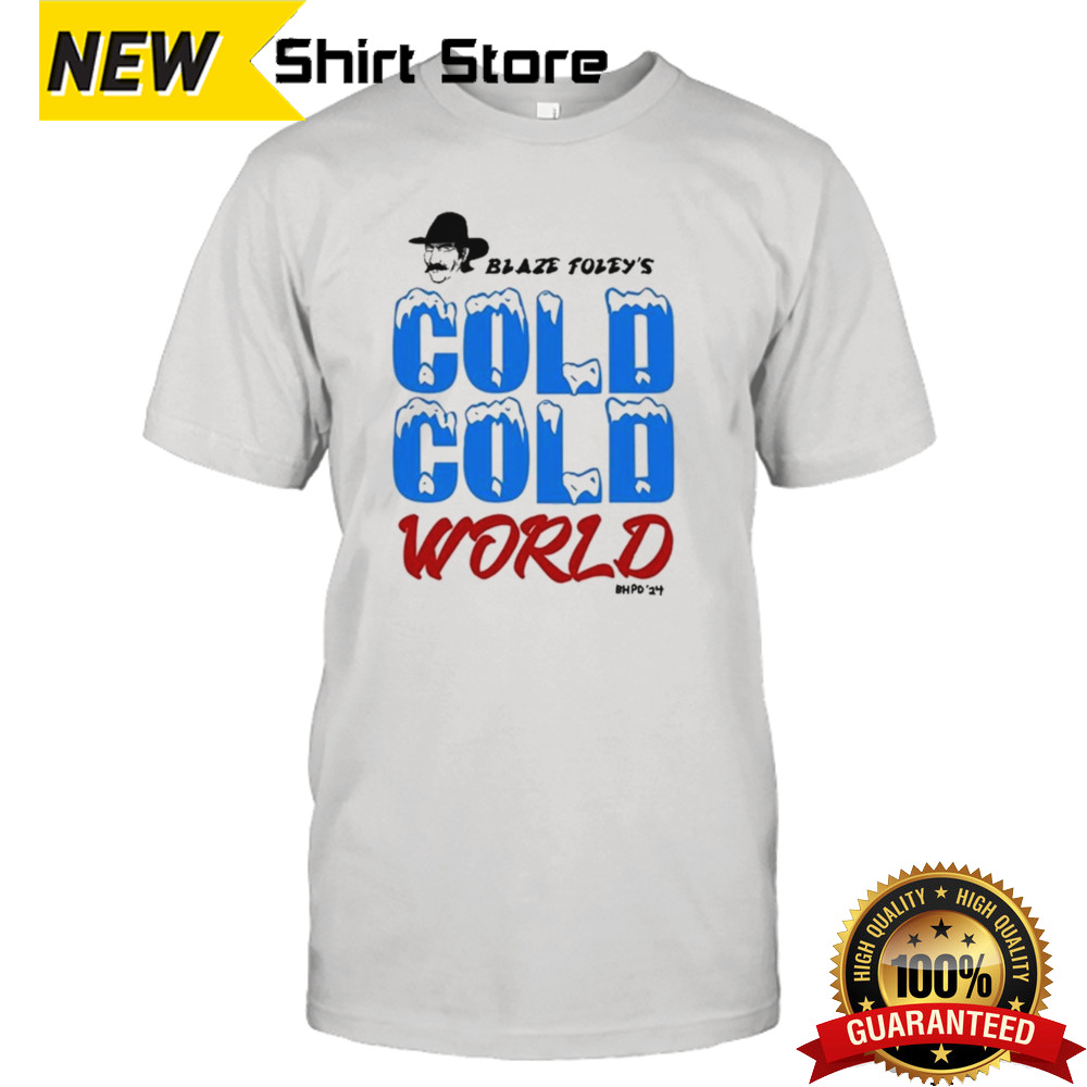 Blaze Foley Cold Cold World T-shirt