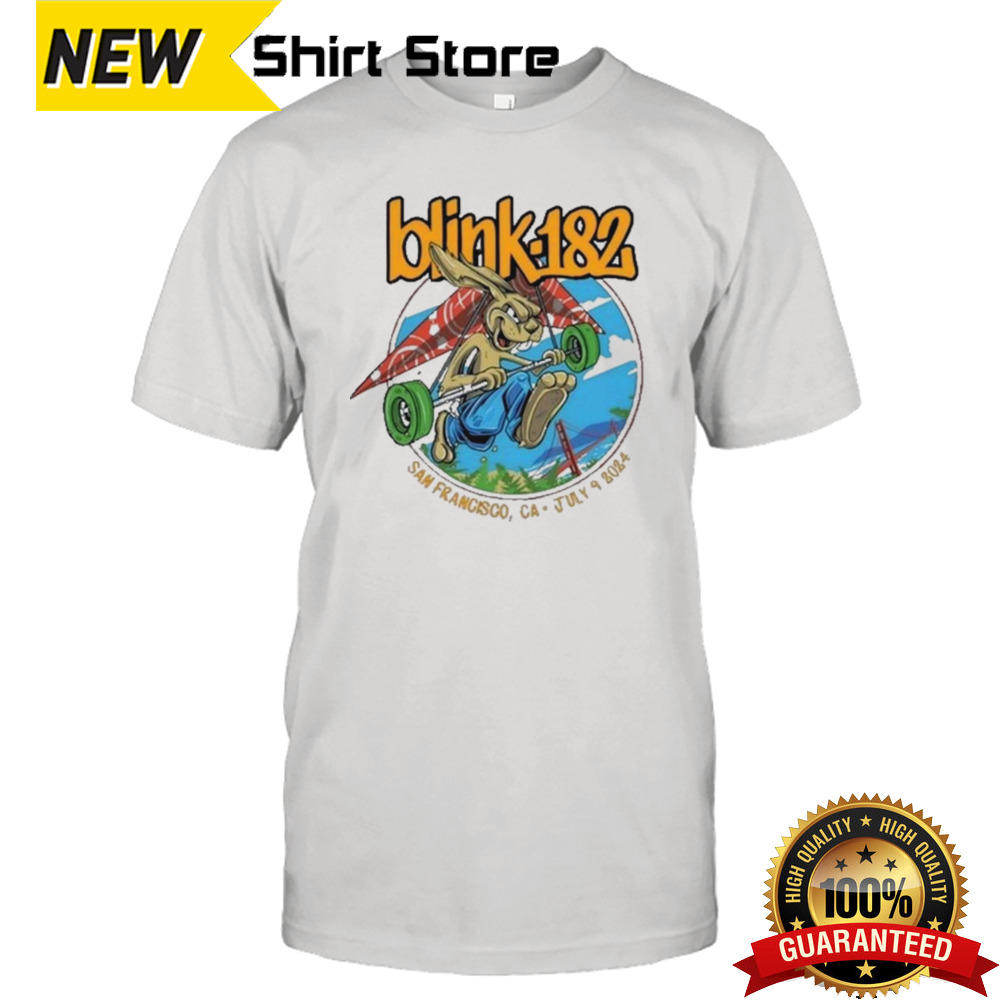 Blink-182 San Francisco, CA July 9 2024 Show Shirt