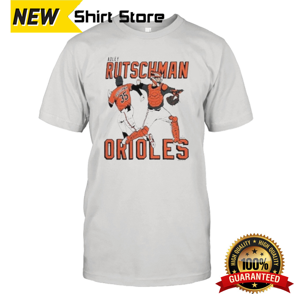 Adley Rutschman Baltimore Orioles Caricature Player Shirt