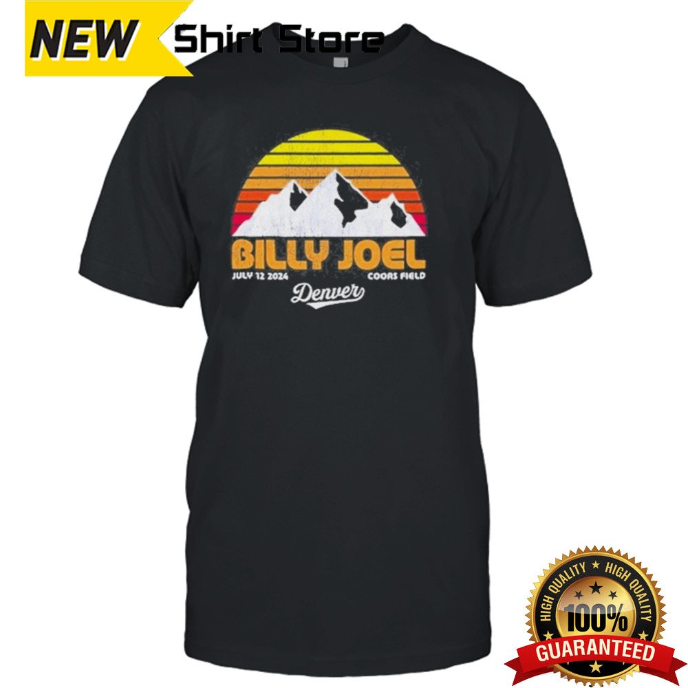 Billy Joel Jul 12 2024 Coors Field Denver CO Shirt