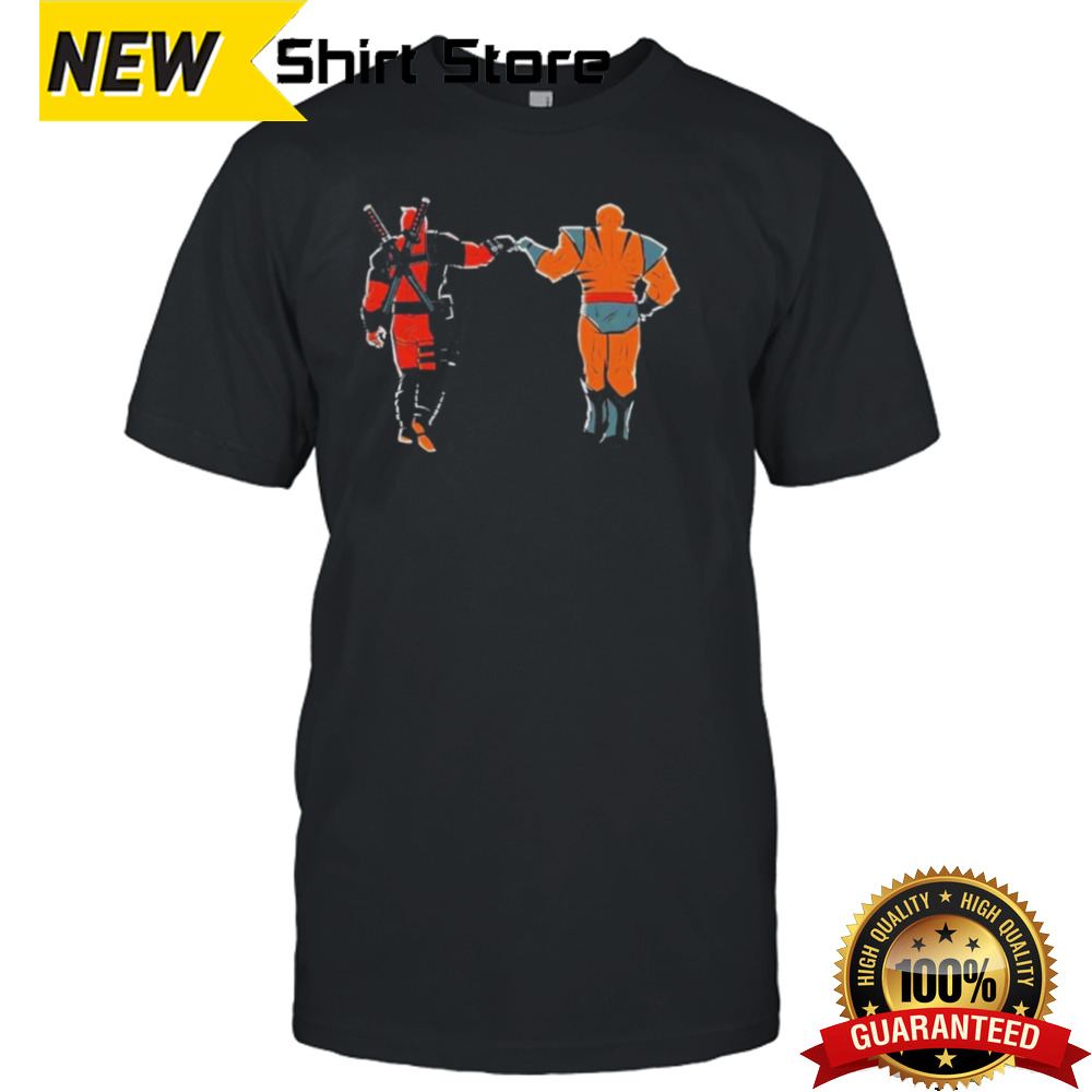 Friends Deadpool And Wolverine Fist Bump Shirt