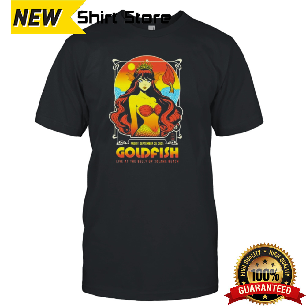 Goldfish Sept 20 2024 Live At The Belly Up T-shirt