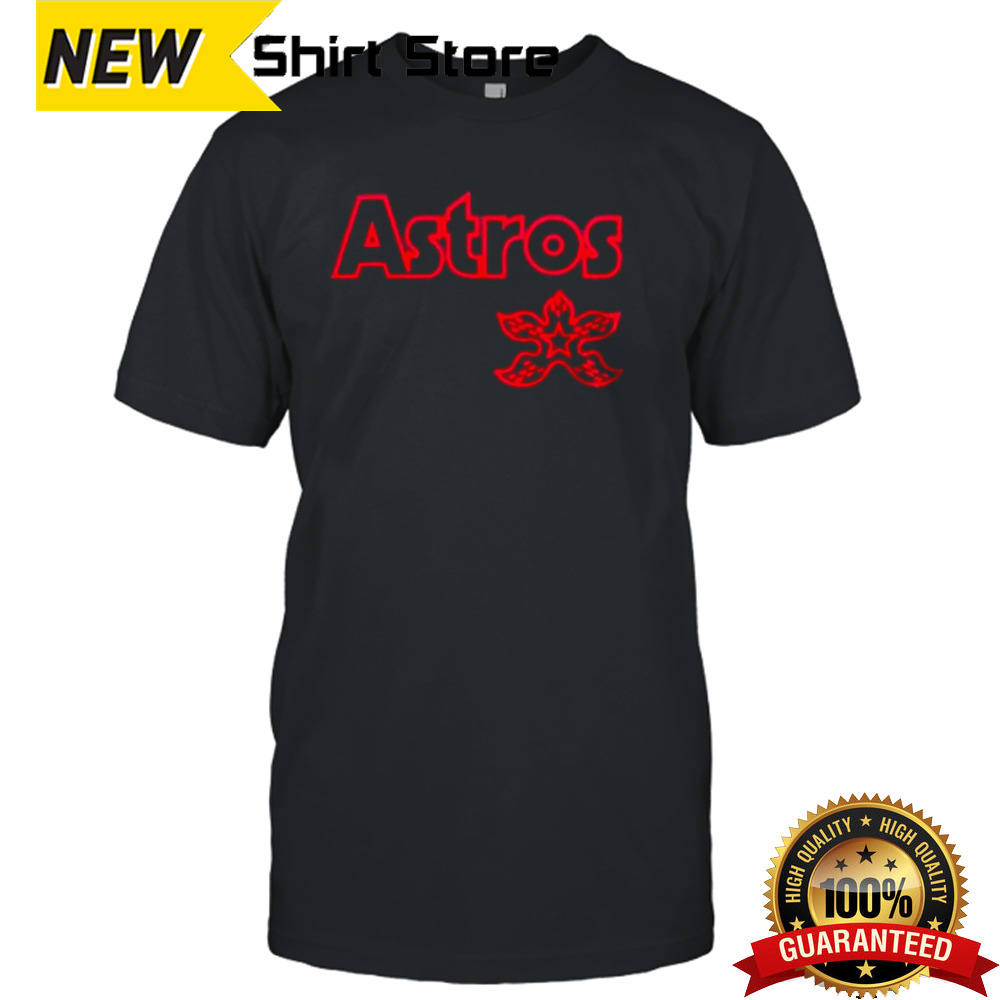 Stranger Things Night Astros 2024 T-shirt