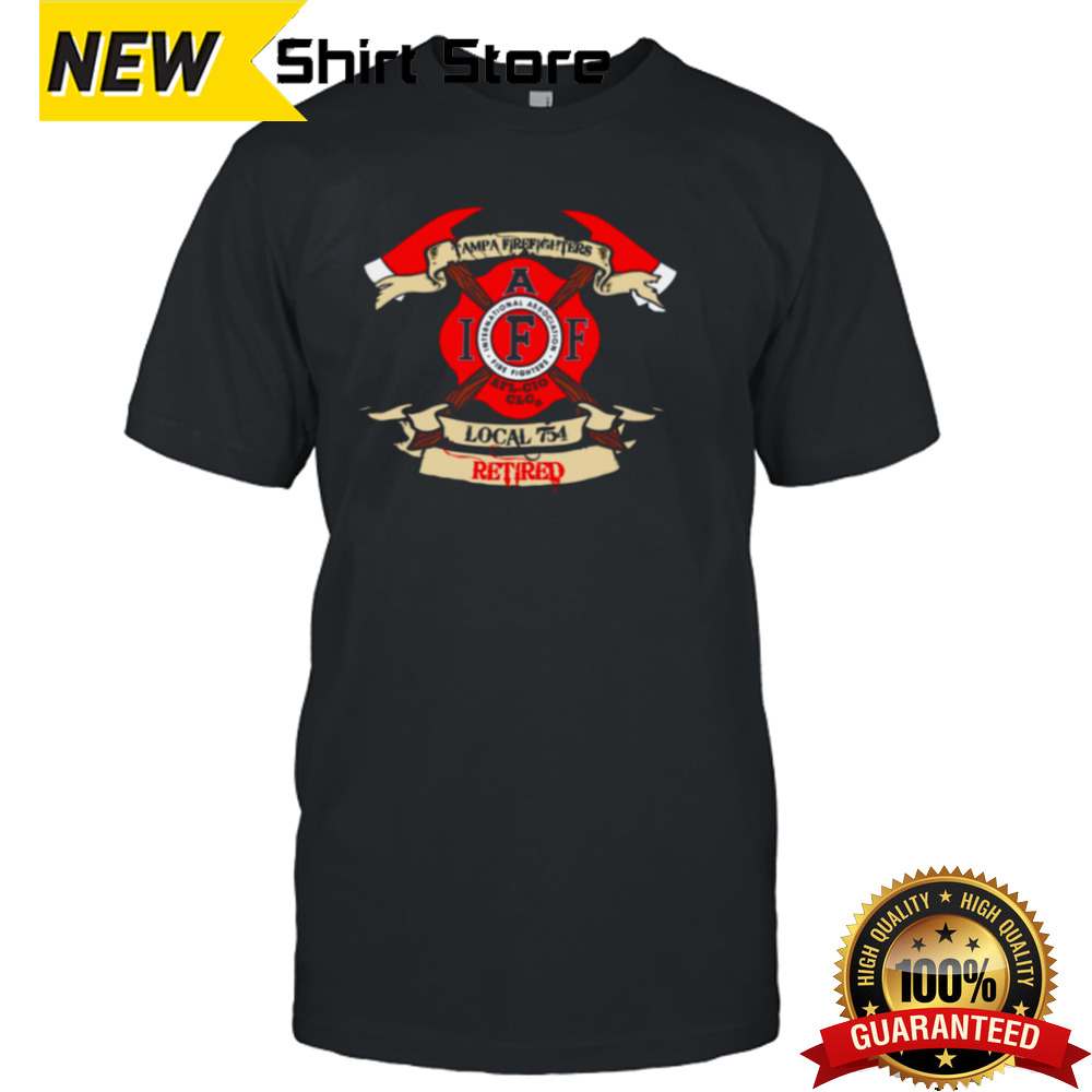 Tampa Firefighters Retired Decal Shirt