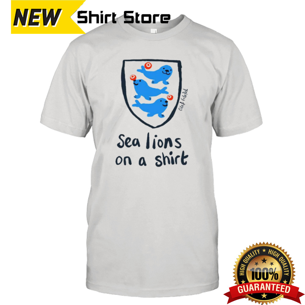 Olaf Falafel Sea Lions On A T-shirt