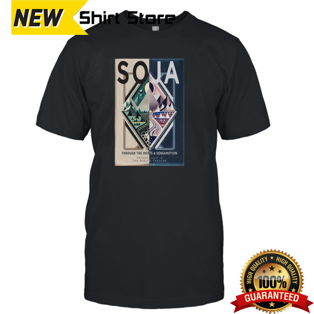 SOJA July 12 2024 The Rialto Theatre Tucson AZ Poster Shirt