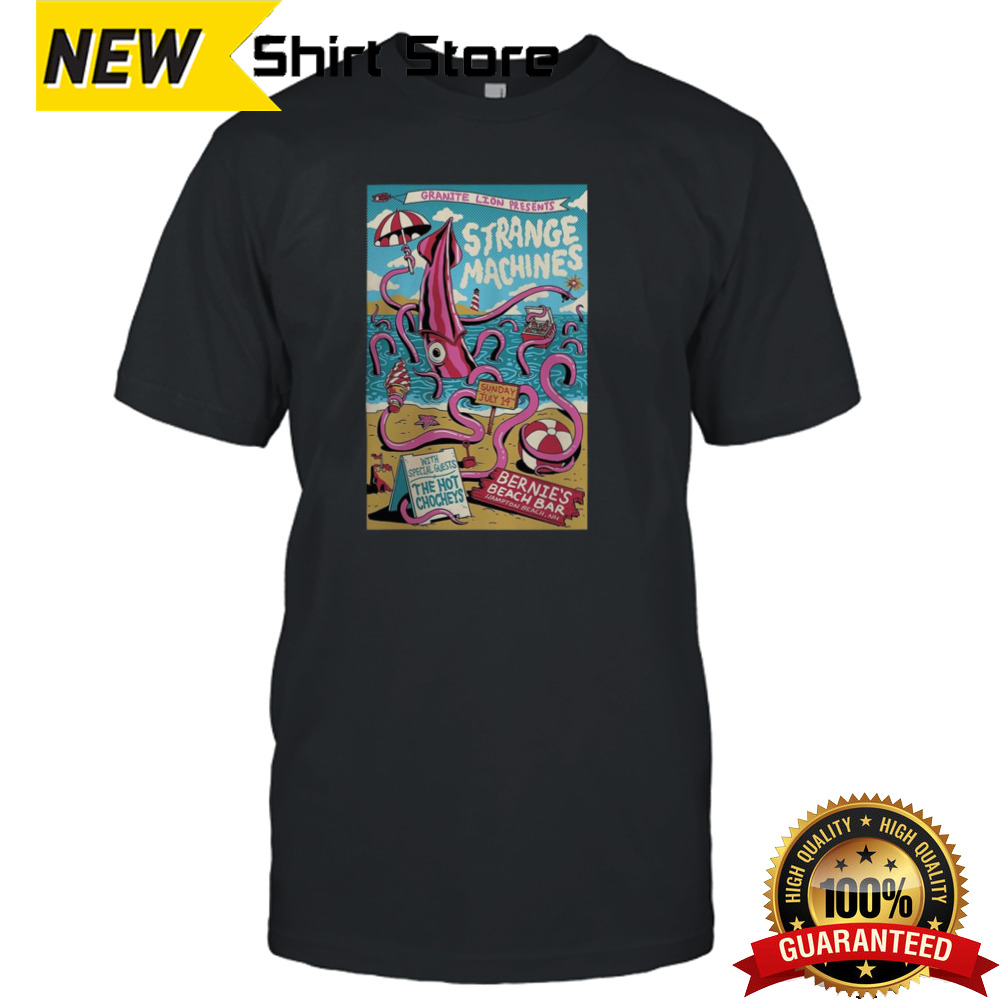 Strange Machines The Summer Show At Bernie’s Beach Bar In Hampton Beach 2024 Unisex T Shirt