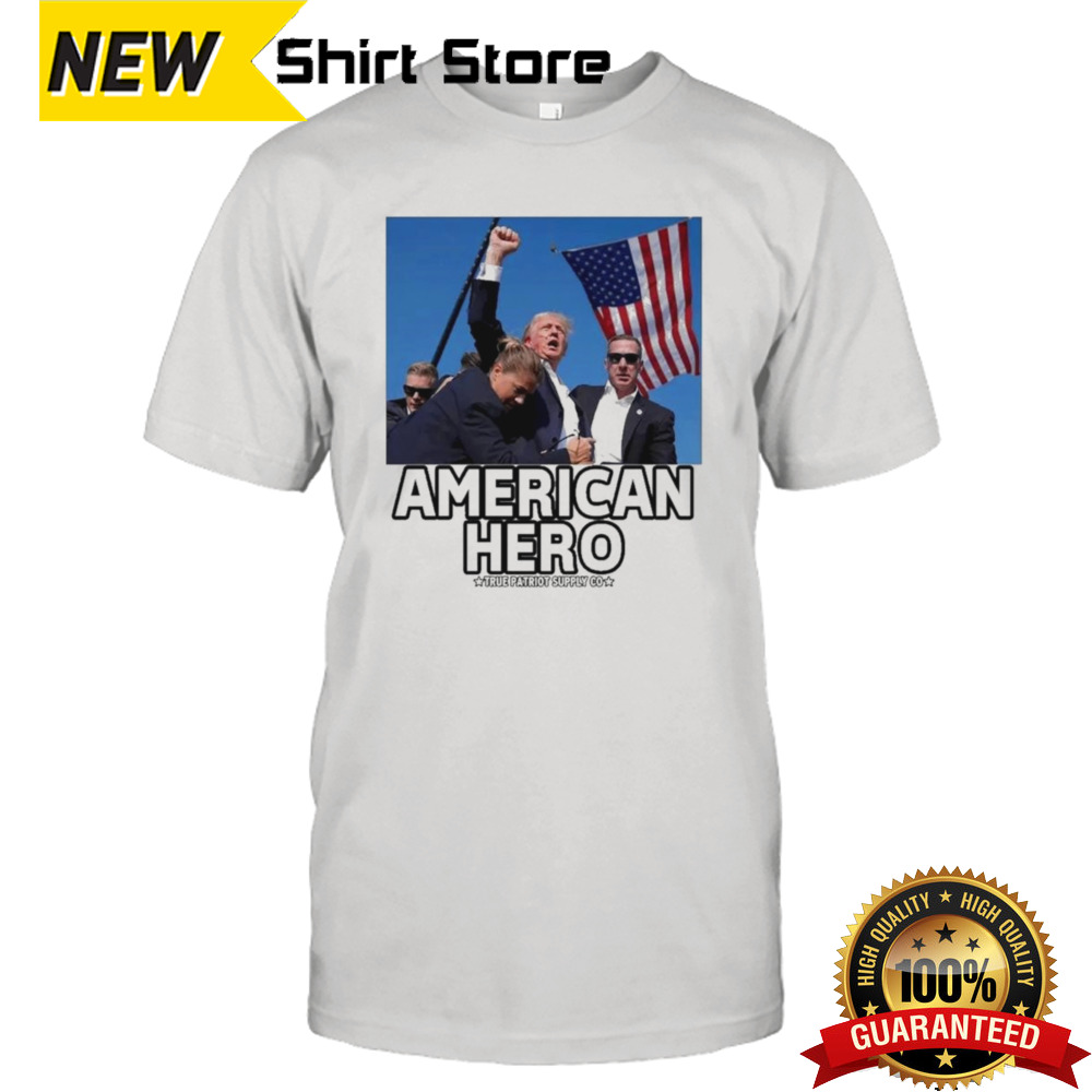 2024 Trump Shot Assassination Attempt American Hero Trump Filed Attempt T-shirt