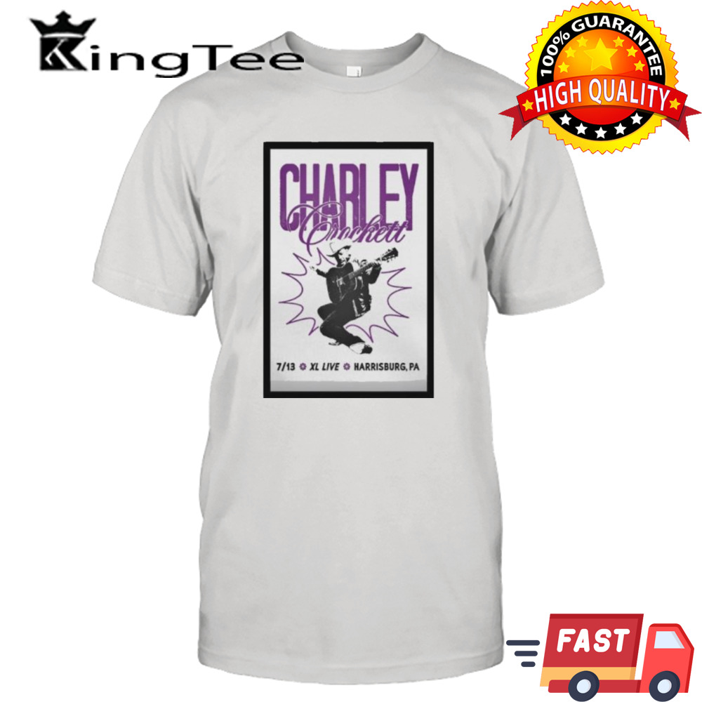 Charley Crockett Tour In Harrisburg PA On July 13 2024 Poster shirt