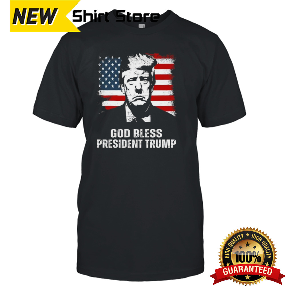 God Bless President Trump T-shirt