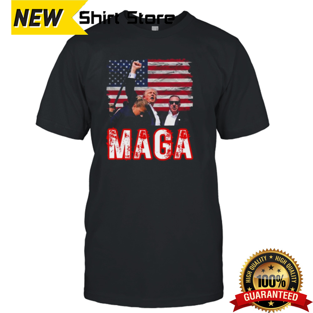 Maga Trump Iconic Fist Raised T-shirt