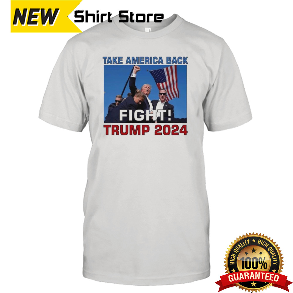 Never Surrender Trump Pennsylvania Rally Take America Back Trump 2024 T-shirt