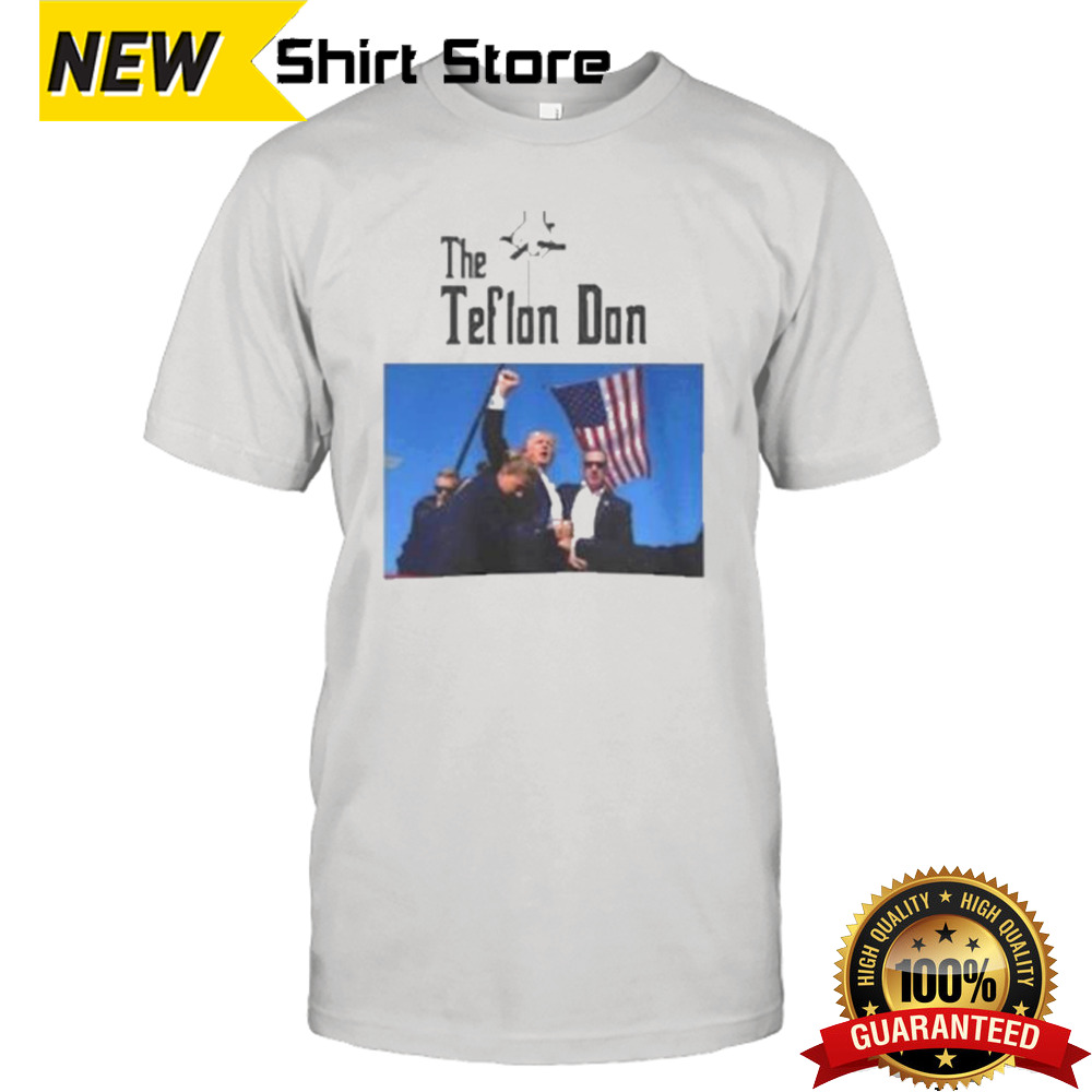 The Teflon Don Trump Rally Shot Shirt