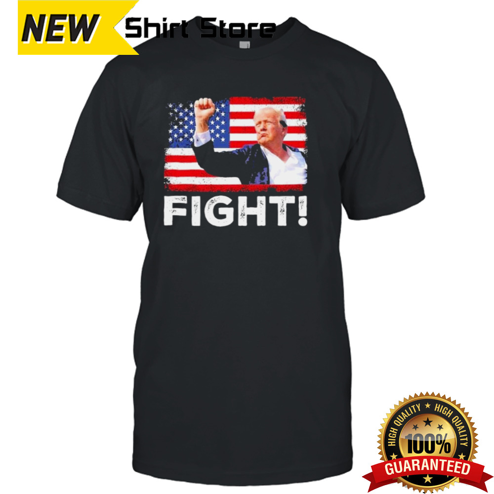 Trump Fight Us Flag Trump 2024 T shirt