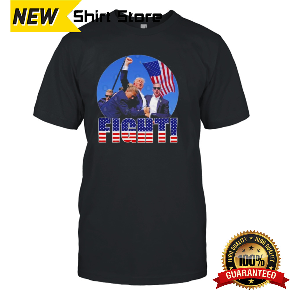 Trump Shot 2024 Fight T-Shirt