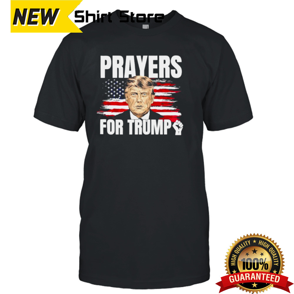 Trump Shot Prayers for trump 2024 T-Shirt