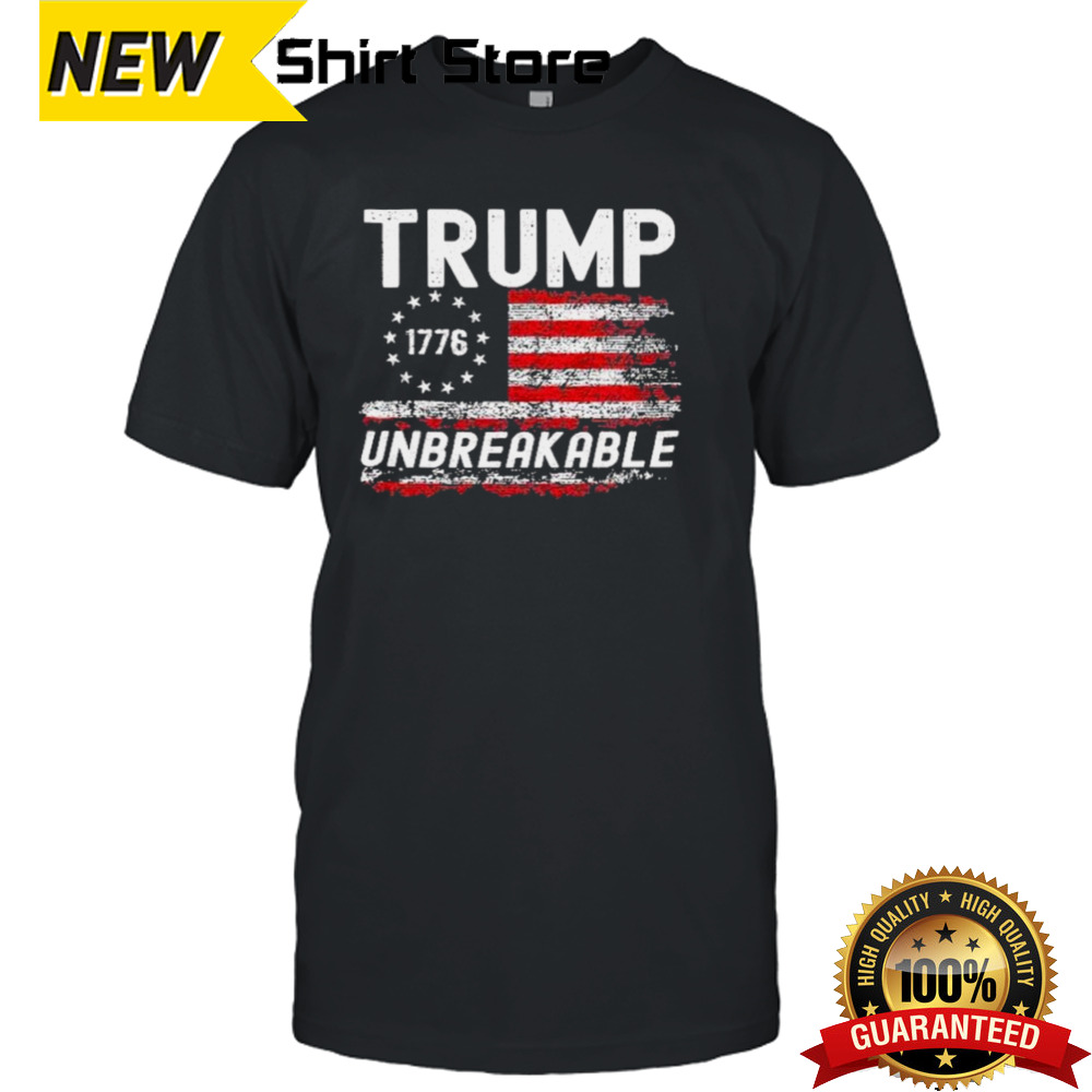 Trump Tougher Than Ever President Donald Trump Us Flag T-Shirt