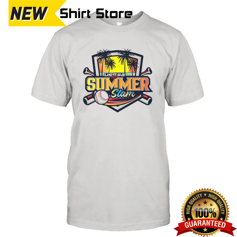 USSSA California Baseball Summer Slam 2024 logo shirt