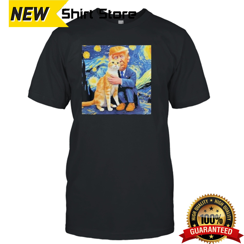 Donald Trump And Cat Art Shirt