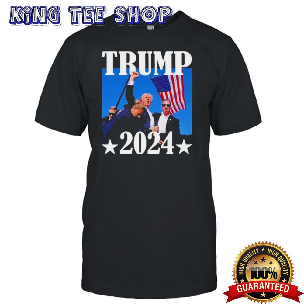 Fight Fight Fight Trump Shot Assassination Attempt 2024 T-Shirt