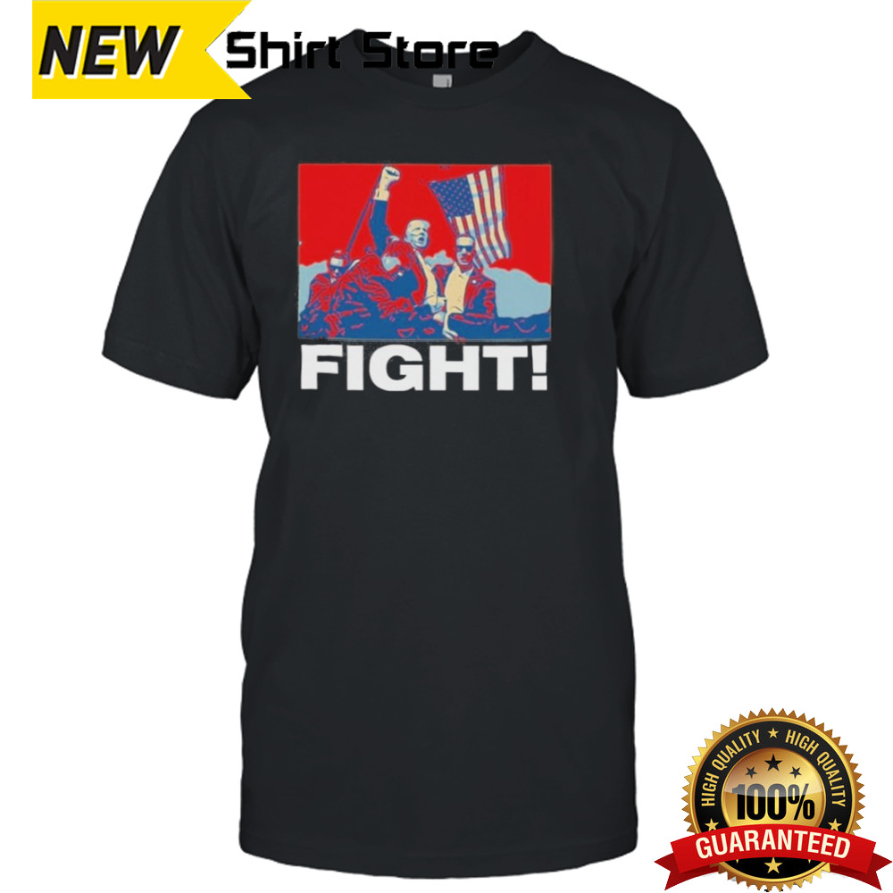 Fight For America Trump Shot Hope shirt