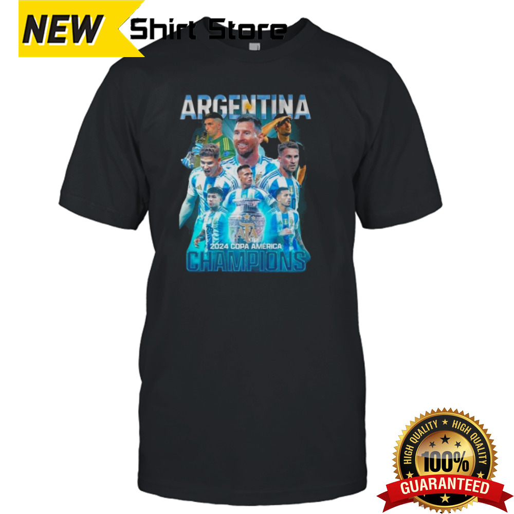 Argentina 2024 Copa America Champions T-shirt