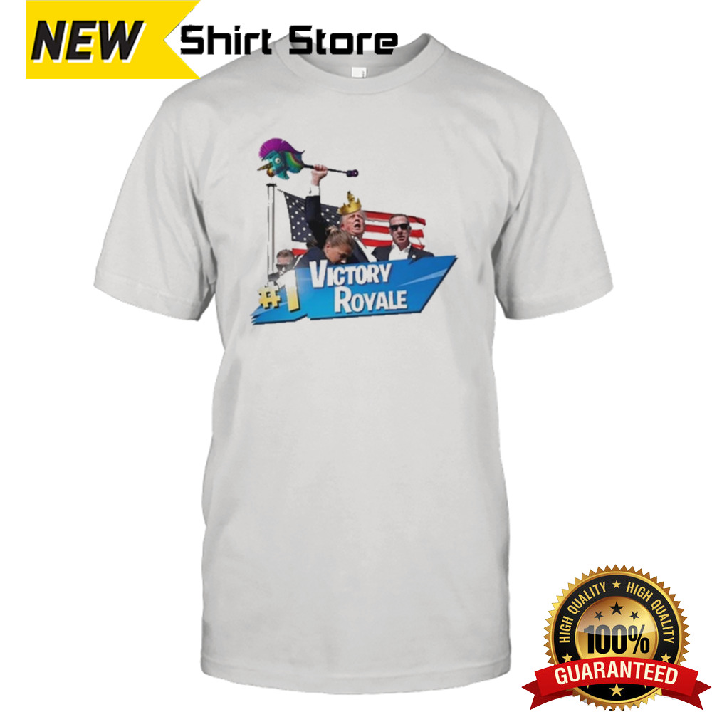 Bruh Tees Trump Victory Royale Llama Pickaxe Shirt